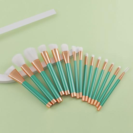 15 Stück/Set Lidschattenpinsel Professionelles Schönheitszubehör Leicht Nützlich Kaschierend Make-up Set für Frauen