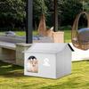 Outdoor Cat House Cat Shelter Outdoor Cooling House Weatherproof Foldable Shelter Bed With Ice Packs For Dog Kitten Backyard