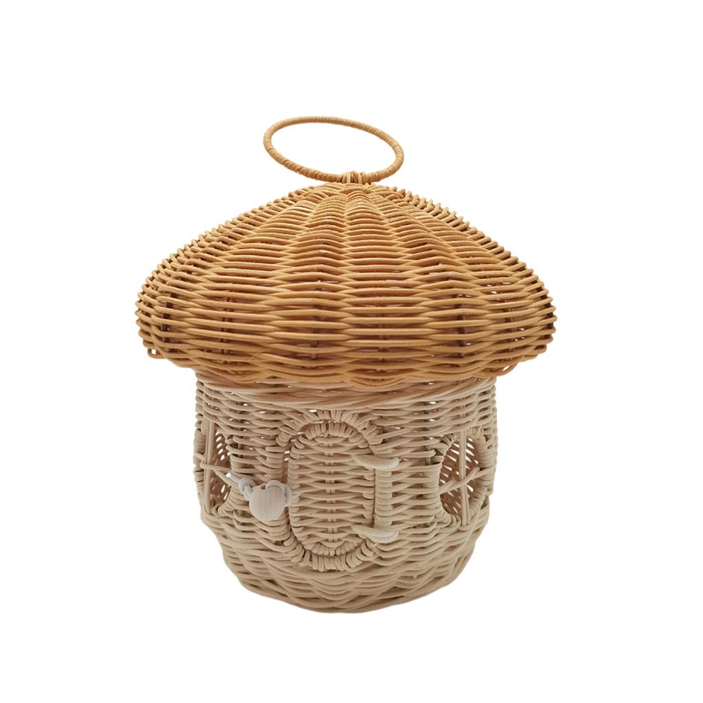 Wicker Modeling Basket, Storage Basket, Children's Outdoor Hand-held Picnic Basket, Hand-woven Flower Basket