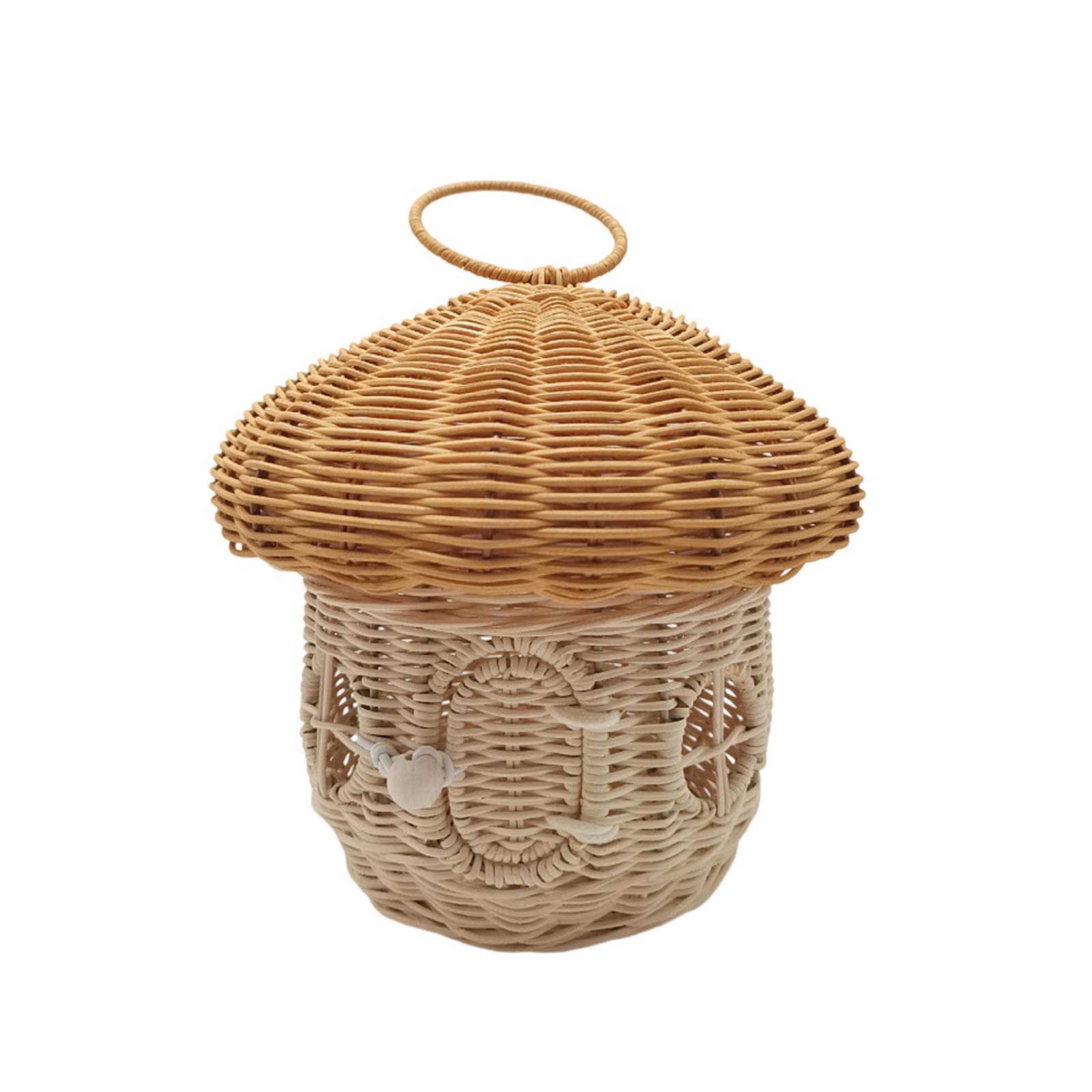 Плетеная корзина для моделирования, Корзина для хранения, Детская ручная корзина для пикника на открытом воздухе, Ручная плетеная цветочная корзина One Size