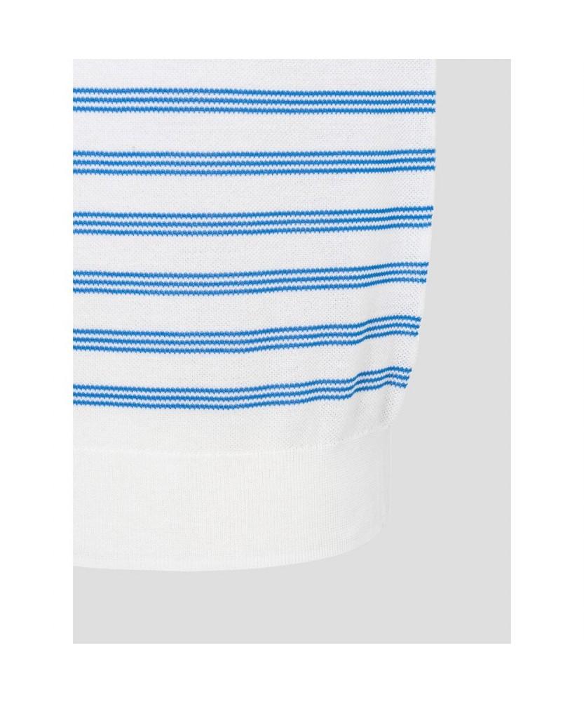 Binpolleidiseu [Solsol Knit] Honeycomb Stripe Pullover - Ivory (Bf6351C010)