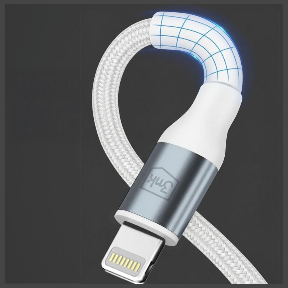Kabel 3Mk Hyper Cable N-Series Usb-C Do  Lightning 1M 9V/2A 20W Biały