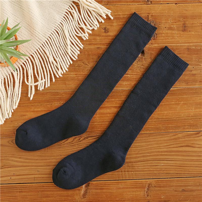 Extra Thick Winter Knee-High Cotton Socks for Men & Women