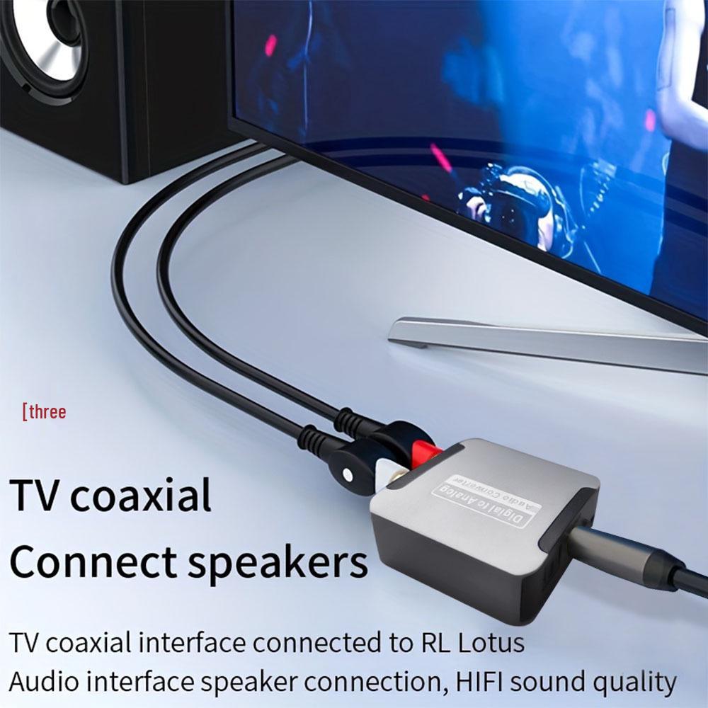 SPDIF Optical To 3.5mm RCA Audio Converter