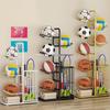 Indoor Sports Ball Storage Rack for Kids: Organize & Display Basketballs, Soccer Balls & Volleyballs