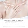 Oceaura Coconut Cream Body Oil Nourishing Moisturizer For Soft Smooth Skin Hydrating Body Massage Oil 118ml