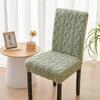 Thicken Plush Dining Chair Cover Jacquard Stretch Chair Seat Slipcovers Soft Warm Chairs Covers for Kitchen Living Room