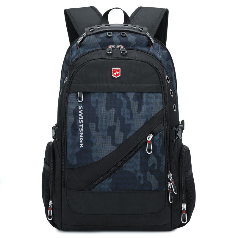 Wasserdichte Flugzeug-Reise-Rucksäcke Herren Schultasche Anti-Diebstahl Herren-Rucksack Passend für 20-Zoll-Laptop-Rucksack Mochila Hohe Kapazität