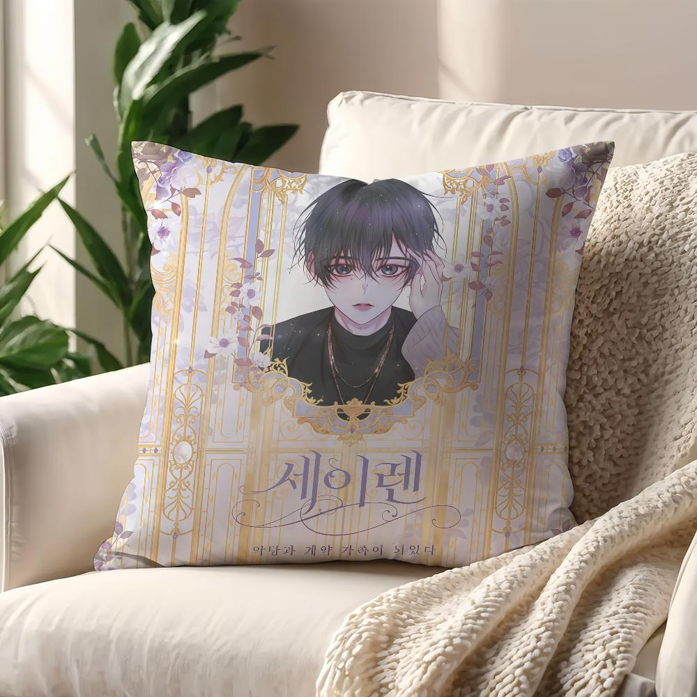Becoming the V-Villains Family cushion cover Home Office Coffee Pillow Sofa Printing Decoration Room Shop Car Nordic Simplicity