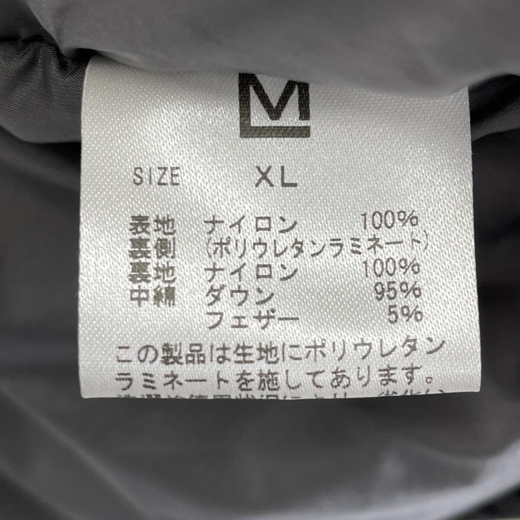 Nanga [WHITE LABEL] NWL0001 Black Strongest Down Jacket TYPE1 Jacket XL blackUsed