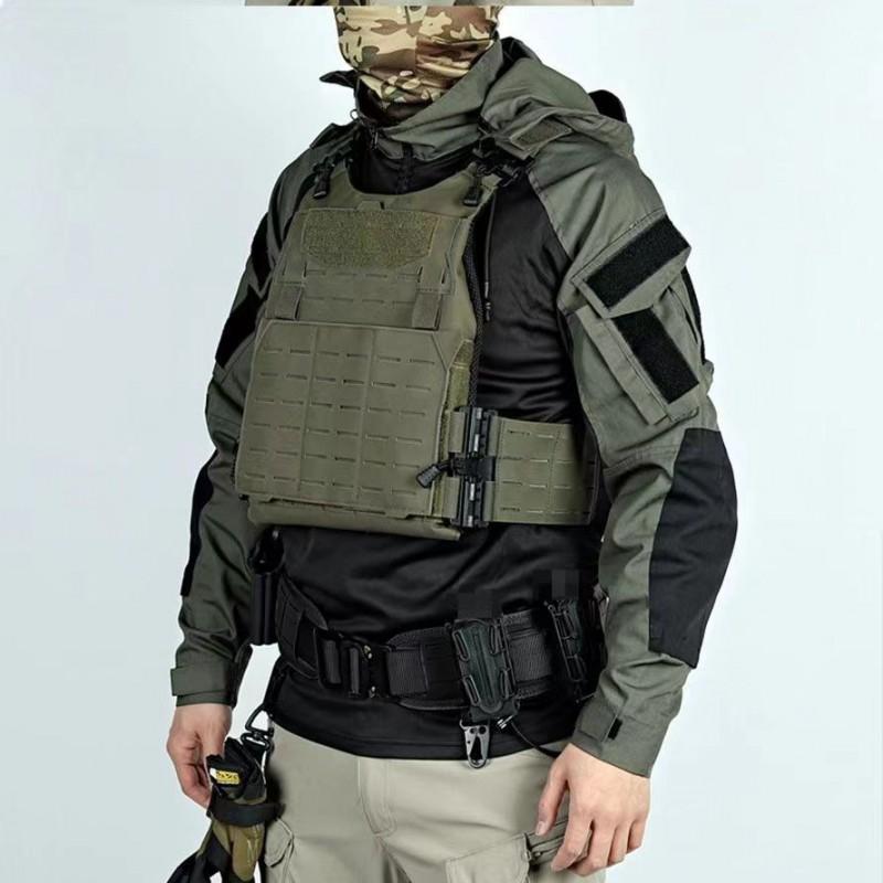 Mens Long Sleeve Tactical Shirt Breathable Quick Dry Outdoor Hiking Camping Hunting Training Uniform