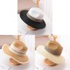 Summer Mens Weave Wide Brim Sun Hat With Foldable Design For Beach And Travel