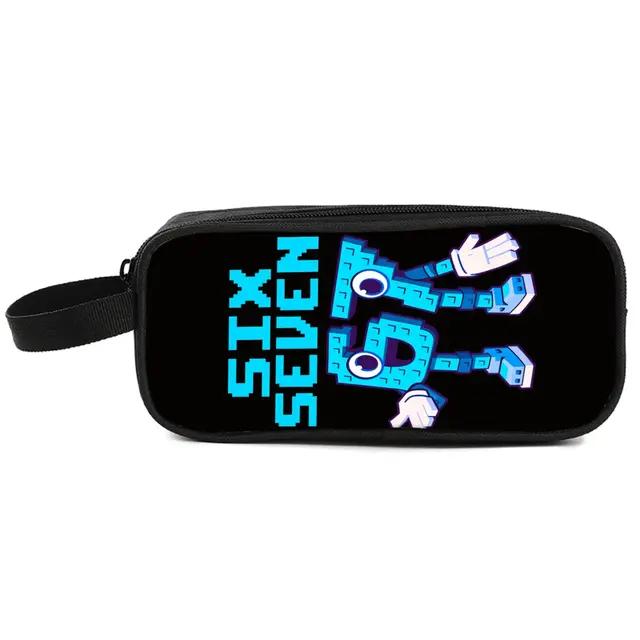 Colorful Number 67 Double Layered Fabric Pencil Case Handheld Design for Boys/Girls-Best Gift 3D Cartoon School Use Children
