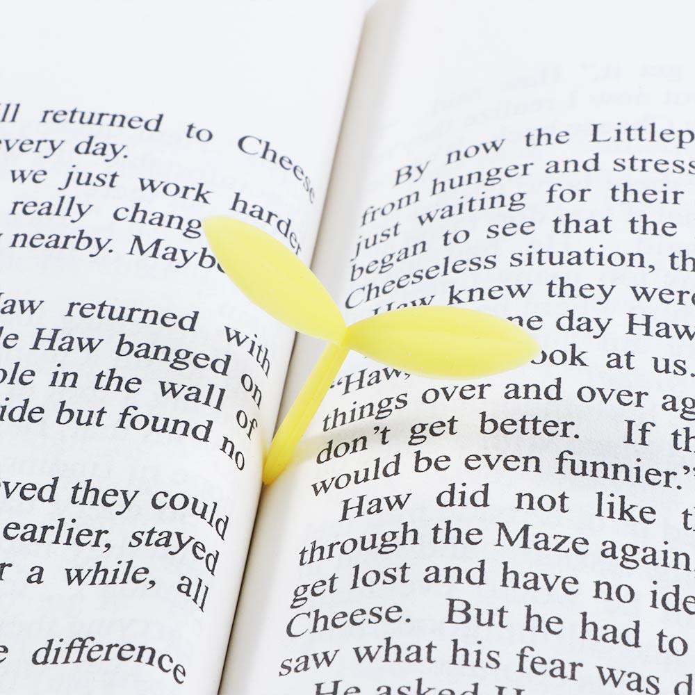 

Канцелярские товары для книжного червя Закладка для ростков Маленькая травяная почка Закладка для маленьких листьев Закладка для травяных бутонов жёлтый