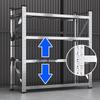Longchan Stainless Steel Heavy-Duty Storage Shelving Unit