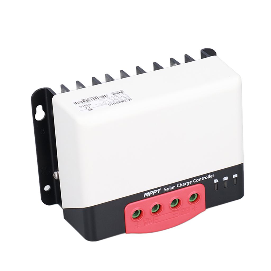 MPPT Solar Charge Controller 12V/24V Automatic Recognition 30A IP32 Waterproof for RV Home Power Sta