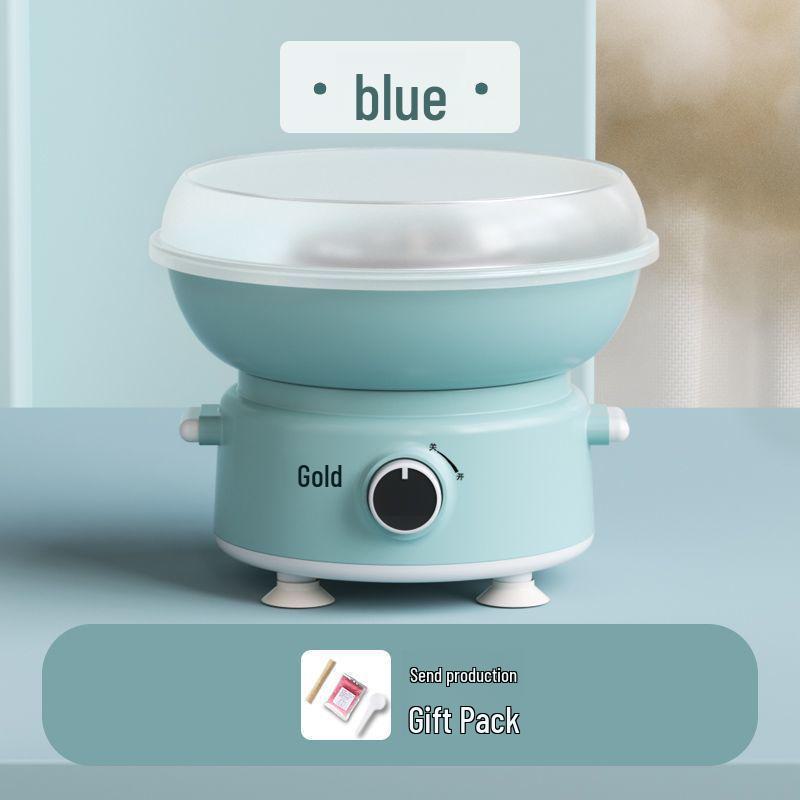 

Детская мини-машина для сладкой ваты – автоматическая игрушка с возможностью выбора цветного сахара