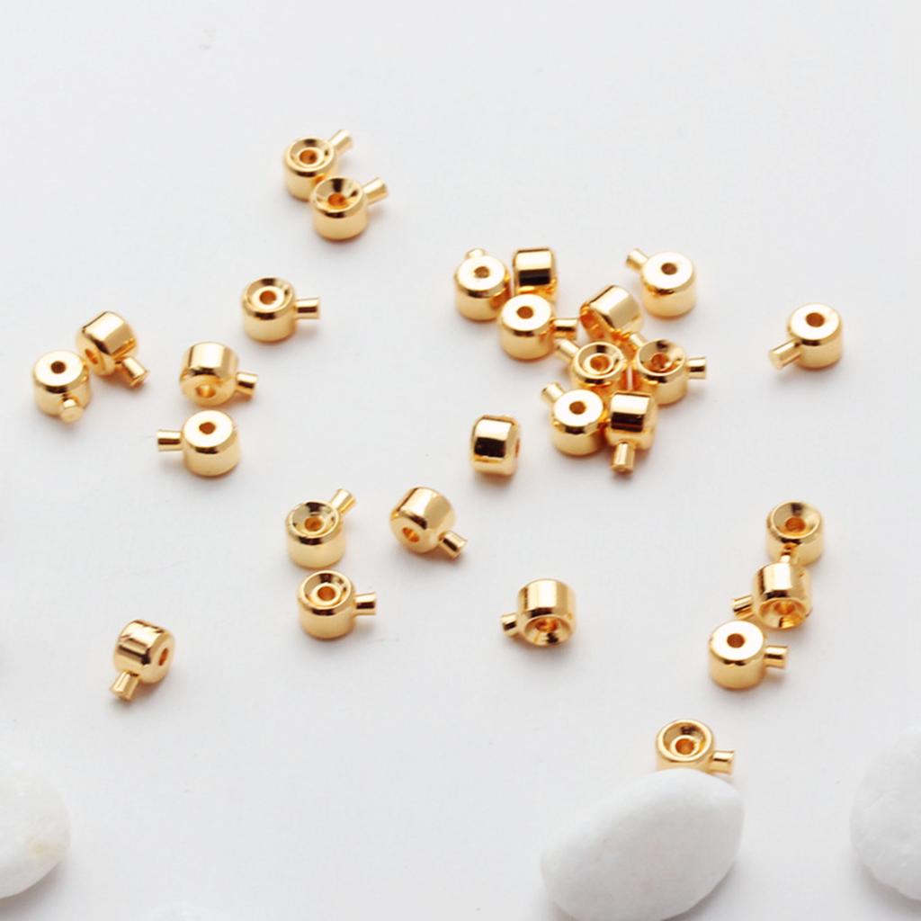 Colier cu Mărgele de Poziționare cu Păstrarea Culorii Umplut cu Aur Cataramă cu Snap DIY Brățară Făcută Manual Finisare Clip de Poziționare Cataramă Sârmă de Oțel Cataramă de Poziționare