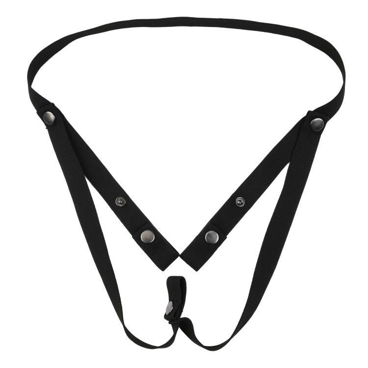 Male chastity lock accessory CB lock anti-escape waist restraint chastity lock fixed band with elastic adjustable straps