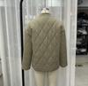 European and American Women's Autumn/Winter Quilted Cotton Casual Jacket
