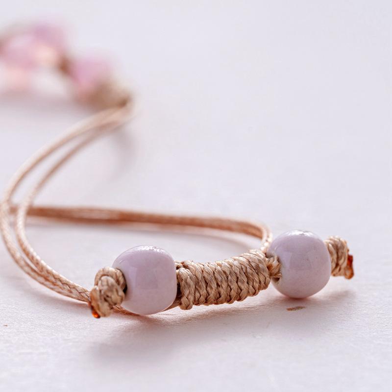 Keramikschmuck Niedliches Cartoon-Fisch Armband Handgewebter Schmuck