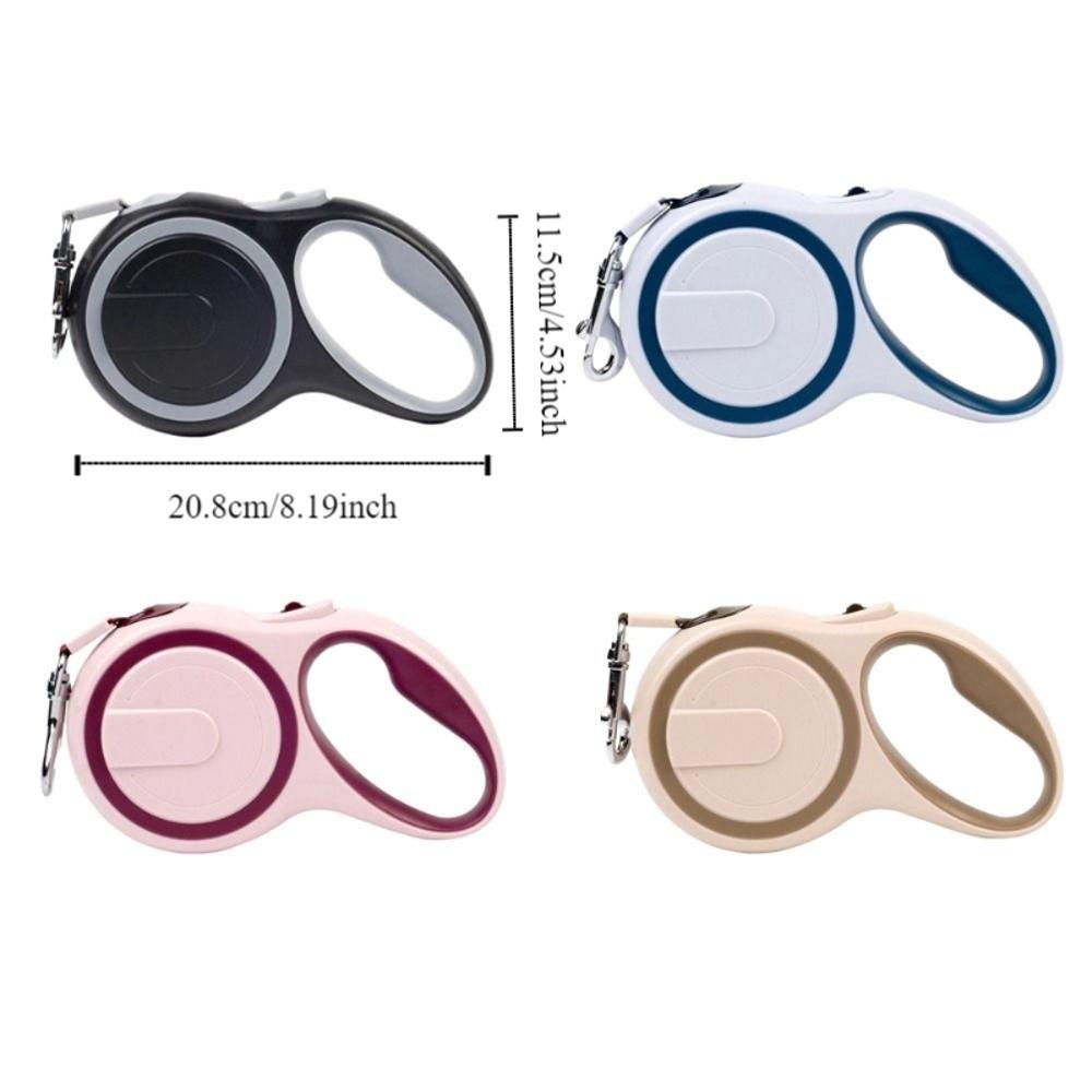 Wear-resistant Retractable Dog Leash Anti-bite Dog Walking Leash Pet Dog Leash  Training