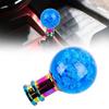 Universal Manual Pink Lever Change Knob Transparent Crystal Acrylic Gear Shifter Head Car Acrylic Shift Knob with Adapter