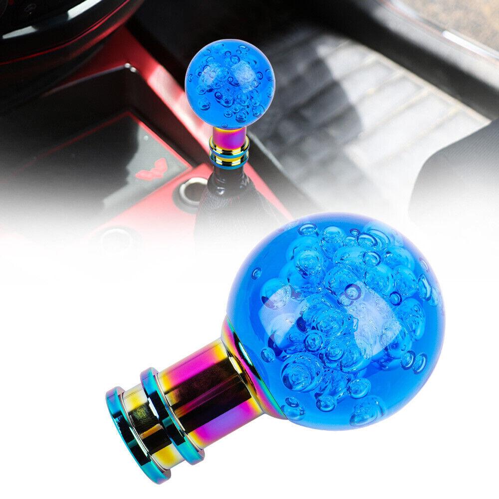 Universal Manual Pink Lever Change Knob Transparent Crystal Acrylic Gear Shifter Head Car Acrylic Shift Knob with Adapter