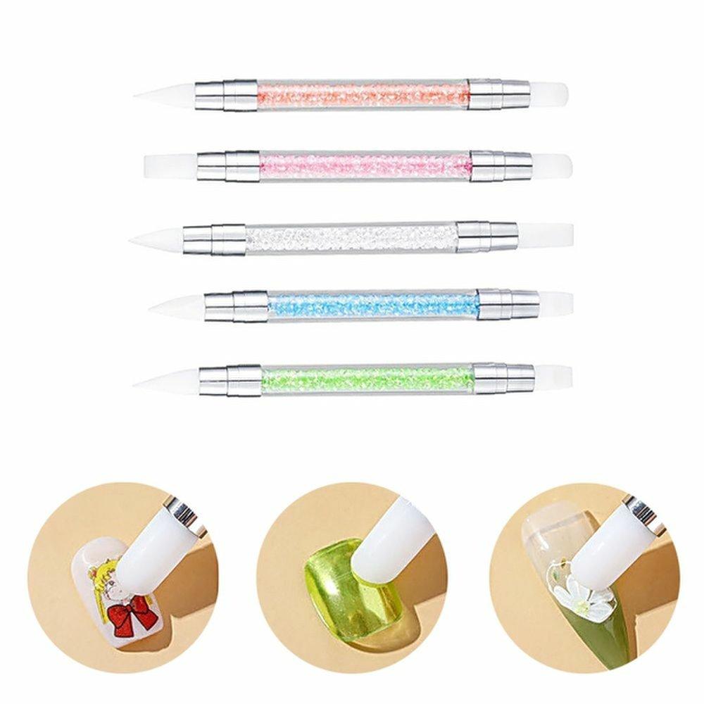 

Nail Art Multipurpose Tok Tok Silicone Brush Magic Tool 5-piece Set (WCDDA4A)