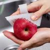 4PCS Kitchen Accessory TPE Material Brush Ergonomic Fruit Vegetable Brushes with Gentle Elastic Bristles for Set of 4 Kitchen Tools