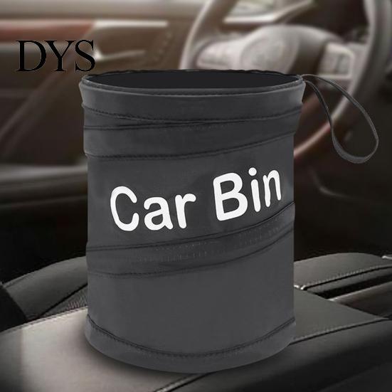 Car Waste Management Solution Collapsible Trash Can, Interior Foldable Container, Waterproof Oxford Travel Essentials for Organization Cloth Bin with