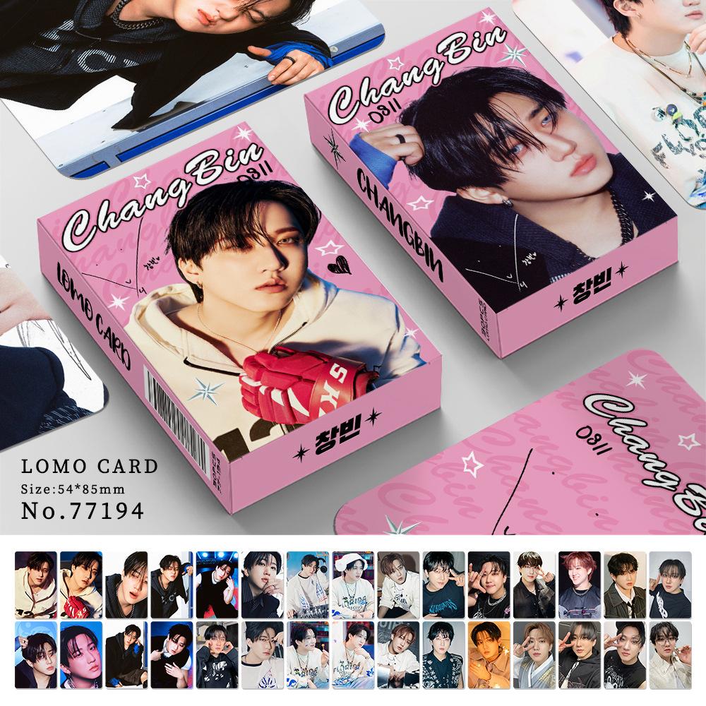 Skzoo Straykids 30Pcs Double-Sided Lomo Photocard Felix Han Ji-Sung In Greeting Card Kpop Fan Collection In Stock