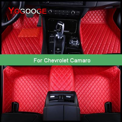 Car Floor Mats for Chevrolet Camaro Foot Coche Accessories Carpets for 2017 2.0TRS Models Suitable