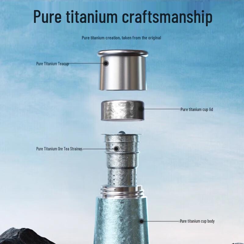 John Smith Pure Titanium Insulated Tea Bottle