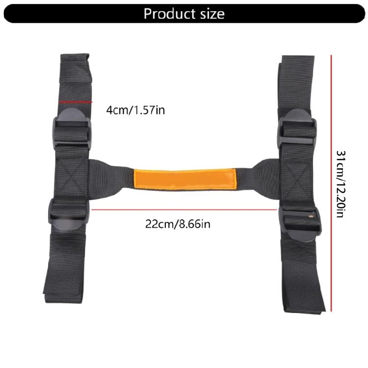 Hand Carry Strap Handle Rope for Aluminium Motorcycles Luggage Pannier Side Box