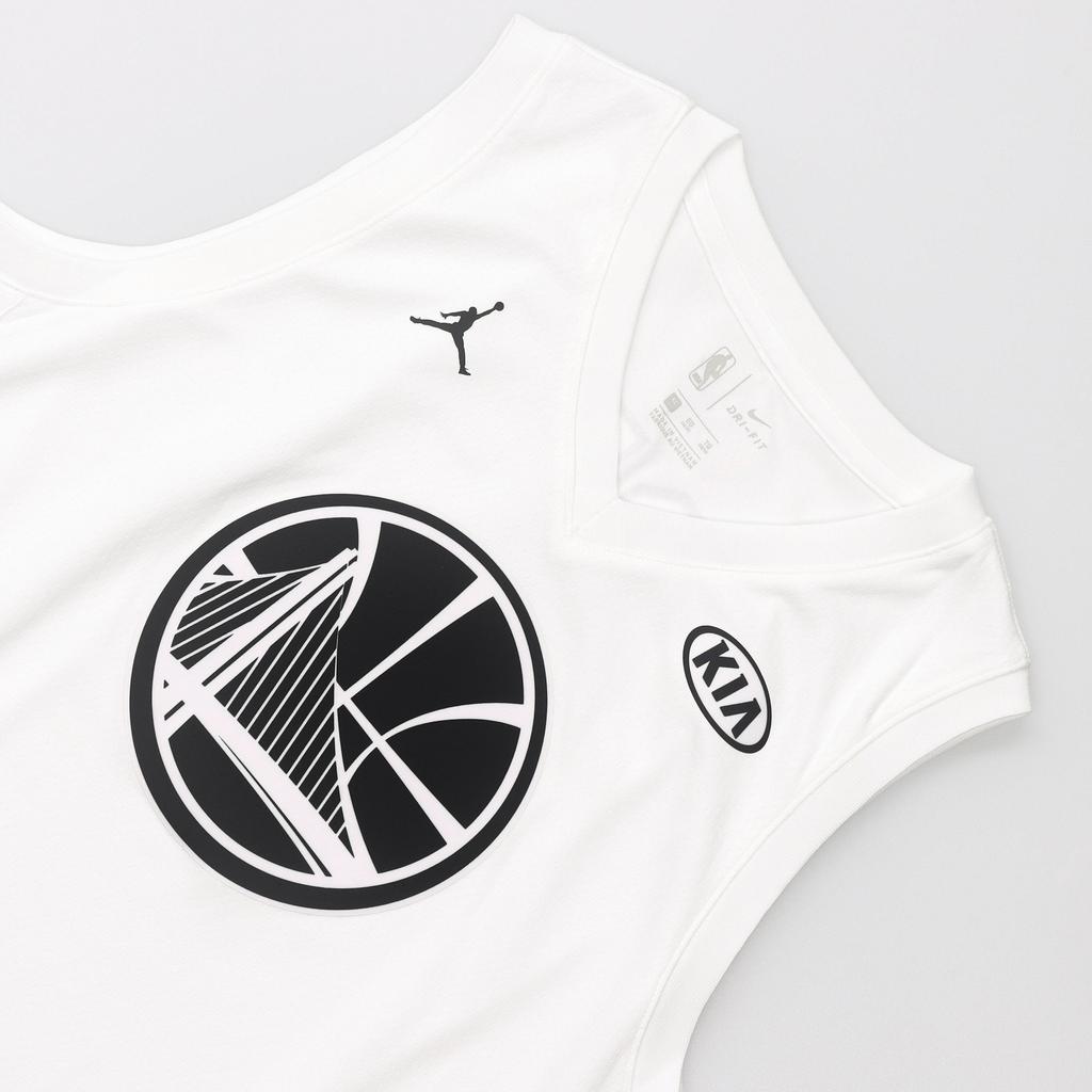 Nike Basketball Jersey Golden State Warriors, KD Size 35 Unisex White 9Z2B7BY4P——DURANT