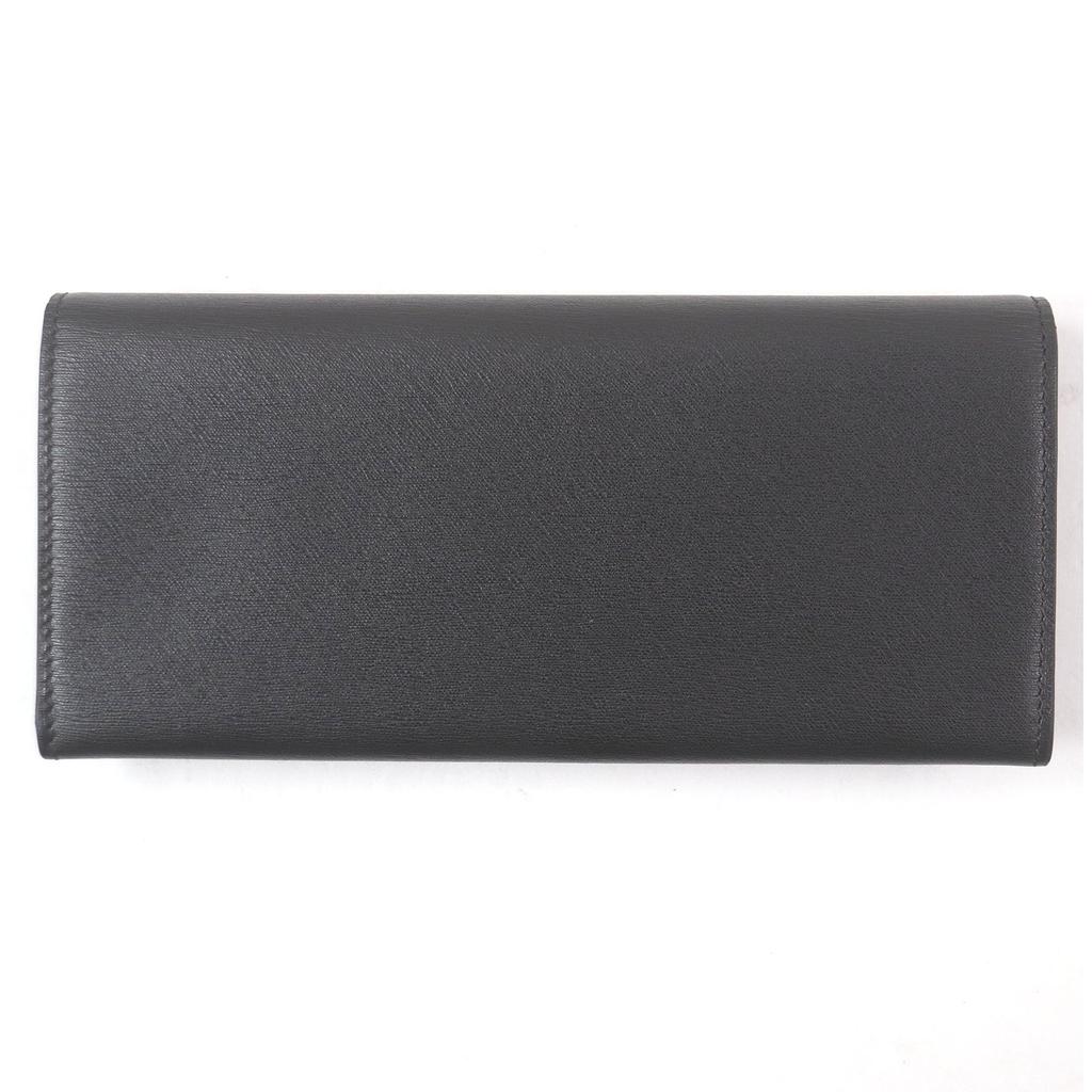 Pristine Dunhill Purse sidecar Long wallet black leather mens Used