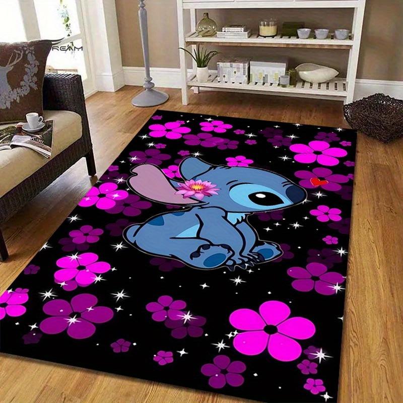 

1pc Stitch Pattern Area Rug Soft Flannel Floor Mat for Living Room, edroom, Kitchen, Sofa Coffee Table Floor Mat, Machine Washable 60cm by 90cm