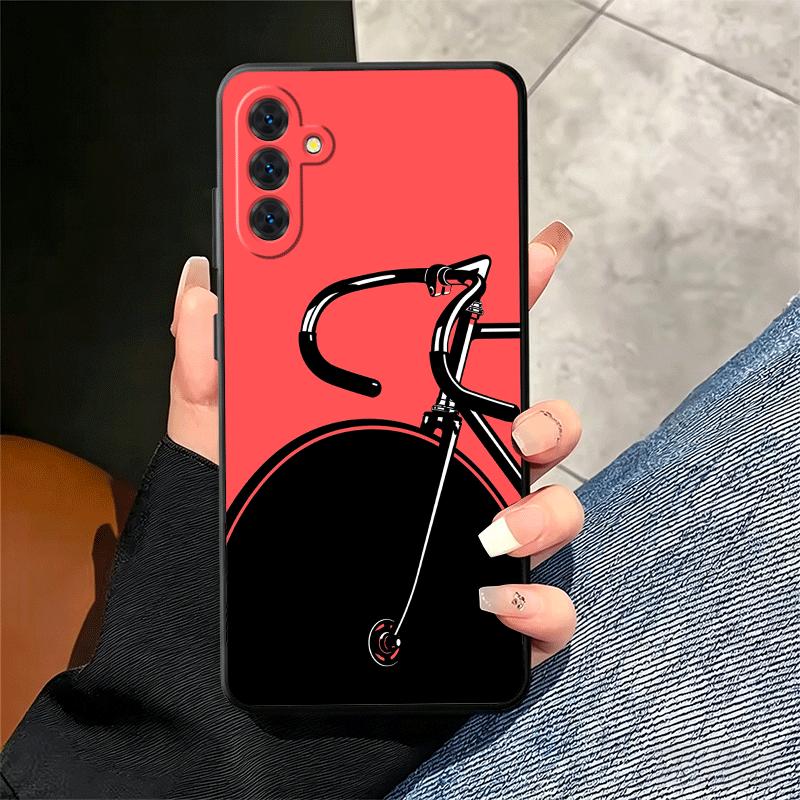 Bicycle Bike Sports Soft Phone Case for Samsung A17 A37 A57 A16 A26 A36 A56 A15 A25 A35 A55 A14 A24 A34 A54 A13 A23 A33 A53 A52