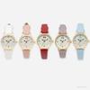 Fieldwork Analog Watch with a Cute Synthetic Leather Simple Ribbon Perfect for Everyday White Women's Band, Design, Wear, (JN052-1 WH)