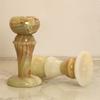 Light Luxury Candle Holder Aesthetic Art Design Jade Aromatherapy Candle Holders Modern Decoration Elegant Wedding Centerpieces