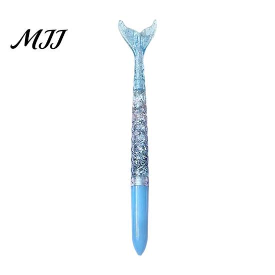 Cute Mermaid Tail Pens 4PCS Fish Gel Set, Gradient Transparent Barrel And Glossy Colorful Ink Fin Decor, Smooth Writing for Daily Note Taking