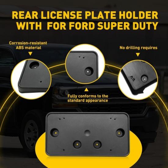 For Chevy Silverado - Front License Bumper Plate Bracket Holder Frame G