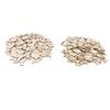 200pcs Unfinished Wooden Animal Chips DIY Innovative Empty Wooden Cat Dog Ornaments for Home