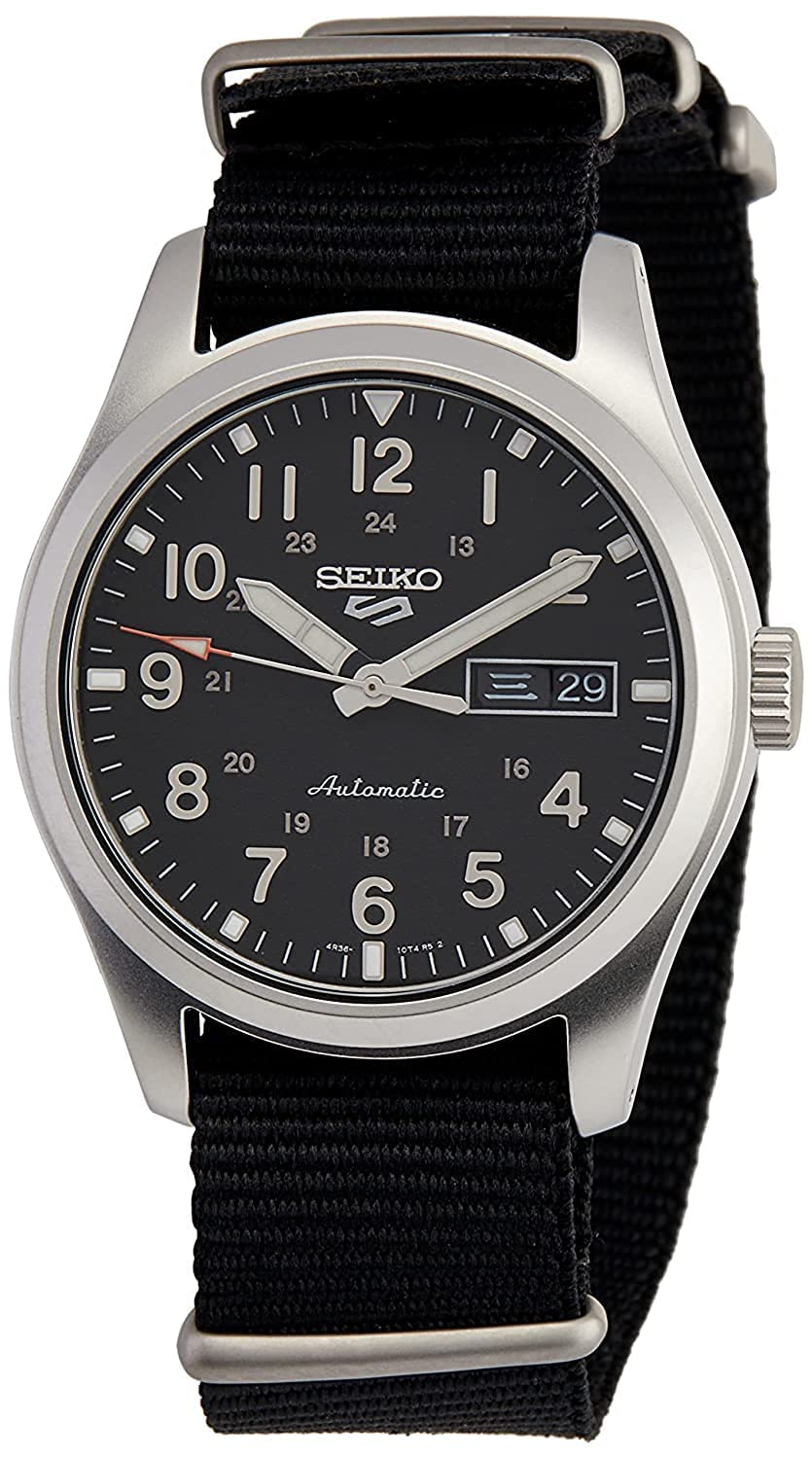 

Seiko 5 Sports Автоматичний Механічний Лімітований Чорний Годинник, Видання, Чоловічий, SRPG37K1, [Вживаний]