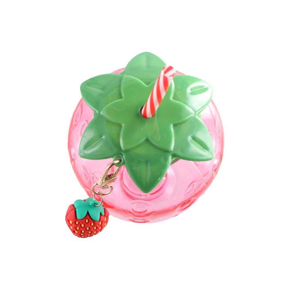 500ml Strawberry Straw Cup Fruit Shape Pineapple Straw Cup Drinking Cup Children's
