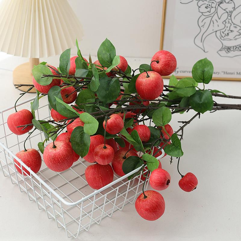 Simulation Fruit Apple Entrance Flower Arrangement Decoration For Home Decor
