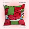 Federe per Cuscino Gioco B-Bobette D-Dandy Cartoon Divano Decorativo Casa Stampa Double-Sided Peluche Corto Federa Cuscino Carina