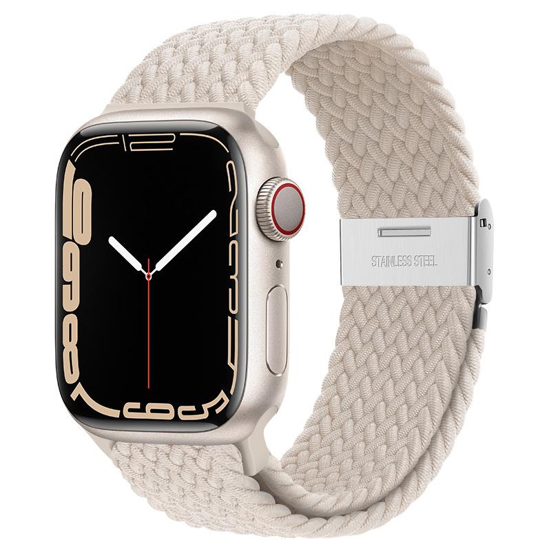 Braided Solo Loop Strap For Apple Watch Band 44mm 40mm 45mm 41mm 46mm 49mm Correa Bracelet iWatch Series Se 8 9 Ultra 2 3 10 11