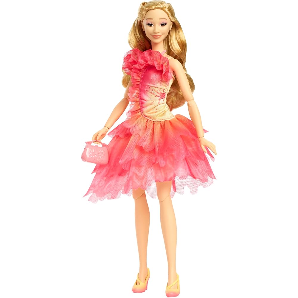 Mattel Wicked Glinda Doll 4 Years and Up Pink Dress-Up Figure from Wicked Movie